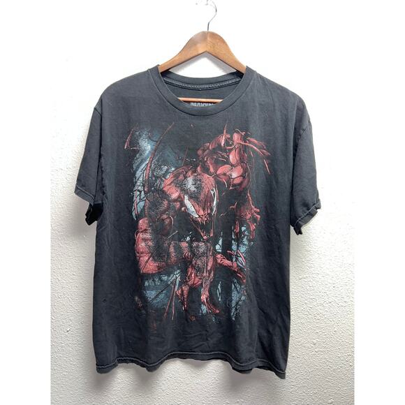 Marvel Carnage Shirt Black Graphic Short Sleeve Tee Super Hero Medium - Picture 1 of 11